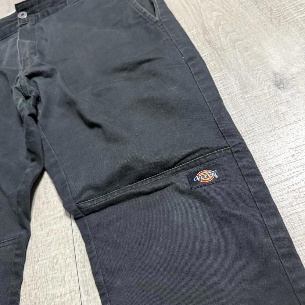 Dickies Pants Black Skinny Straight Workwear Cotton Blend Size Men 32X30 - Picture 7 of 9
